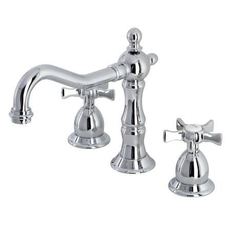 Kingston Brass KS1971NX Widespread Bathroom Faucet with Brass Pop-Up, Polished Chrome KS1971NX